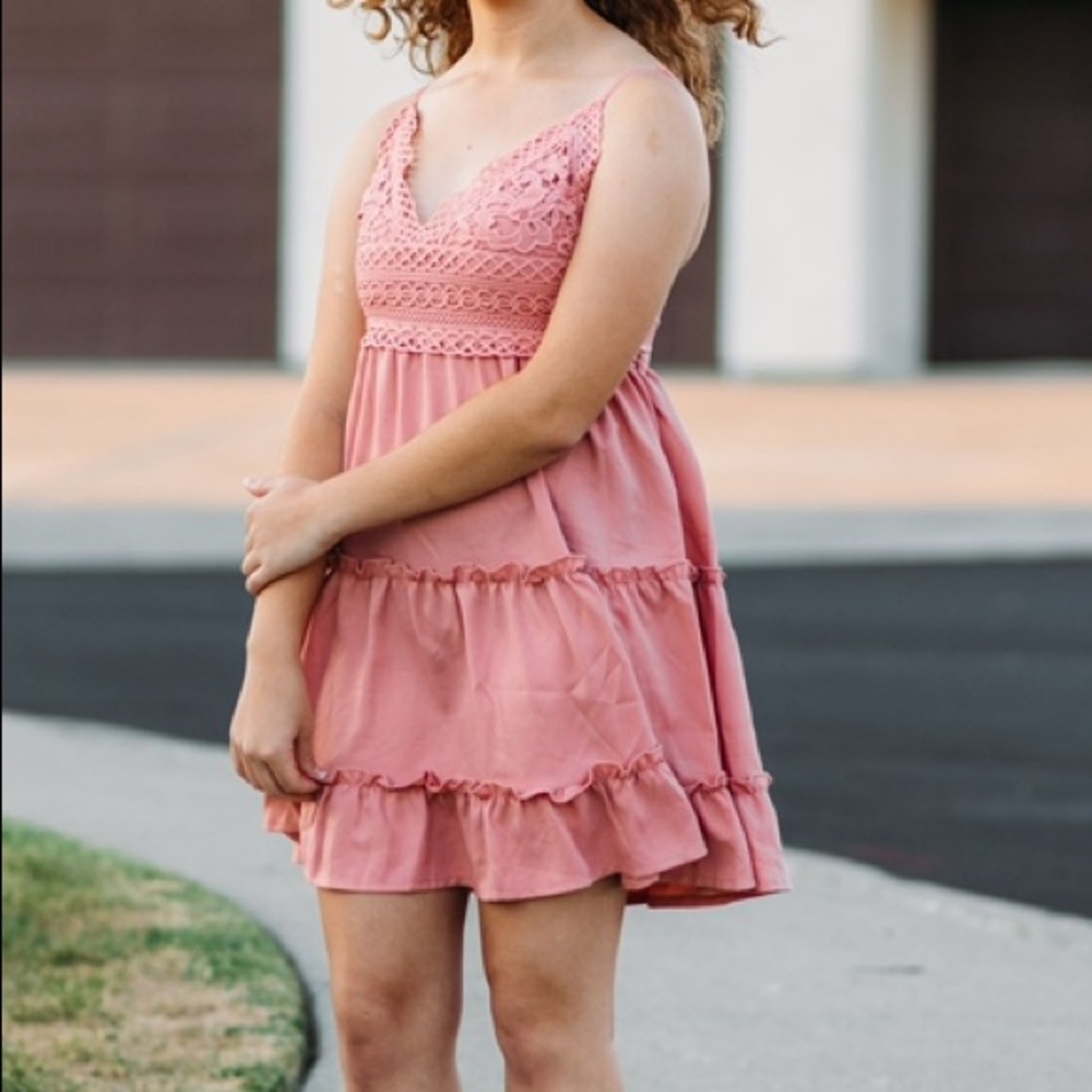 Super cute lightweight pink dress